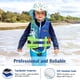 thumbnail image 2 of Chaleco de natación MoKo para niños de 21 a 35 kg, color índigo, con silbato de supervivencia, 2 of 8