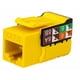 thumbnail image 1 of Jack Keystone RJ45 CAT6 VC VERTICAL CABLE V-Max Vertical Amarillo, 1 of 3