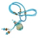 thumbnail image 1 of Aceite Esencial Botella Difusor Perfume Cristal Colgante Collar Azul Cielo, 1 of 3