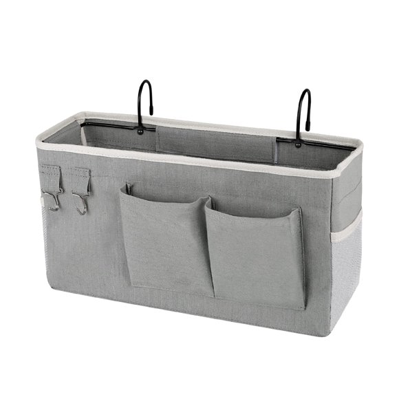 Mesita de noche Ozzptuu para cabeceros y literas, color gris