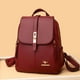 thumbnail image 1 of Luxury Women Leather Backpacks for Girls Sac A Dos Casual Daypack Black Vintage Backpack School Bags for Girls Mochila Rucksack, 1 of 3