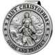 thumbnail image 1 of Clip para visera de auto Medalla de San Cristóbal PloreWay - Regalo, 1 of 6