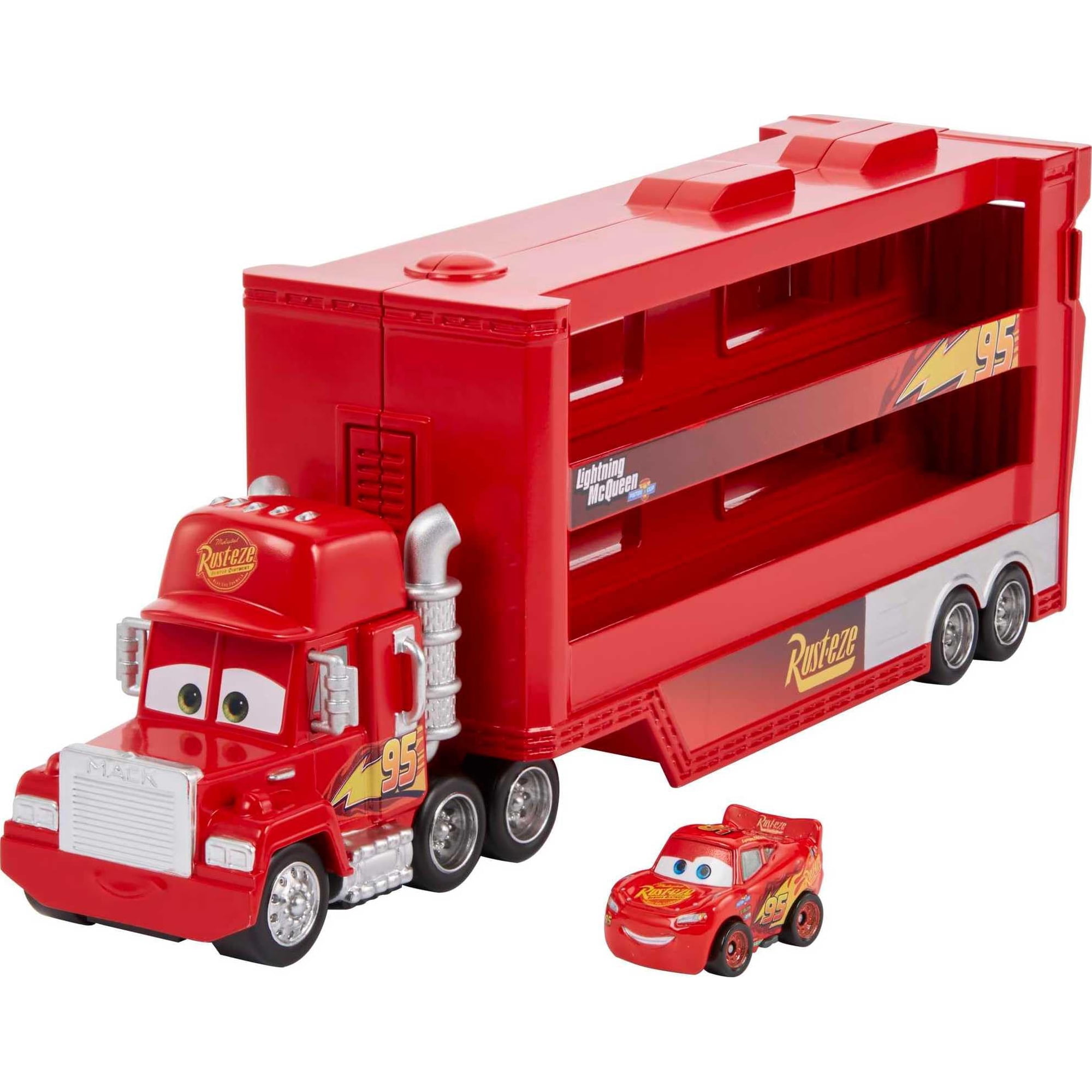 Camión Transportador De Juguetes Mattel Disney Pixar Cars Mack Mini