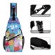 thumbnail image 3 of Peppa Pig Riñonera Bandolera con Estampado Integral para Hombres y Mujeres, Bolso Cruzado Gráfico de Tendencia, Mochila de Hombro Streetwear para Ciclismo y Deportes, Riñonera Versátil Casual, 3 of 6
