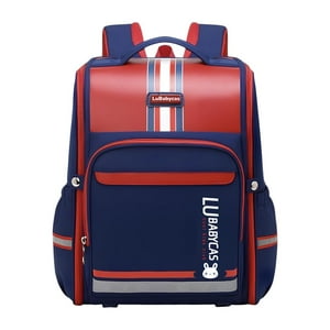 Mochila Escolar Infantil Impermeable 5S Roja Lubabycas