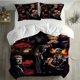 thumbnail image 1 of 3pcs Rock Legend Johnny Multi-Element Collage Print Bedding Set, 1 of 1