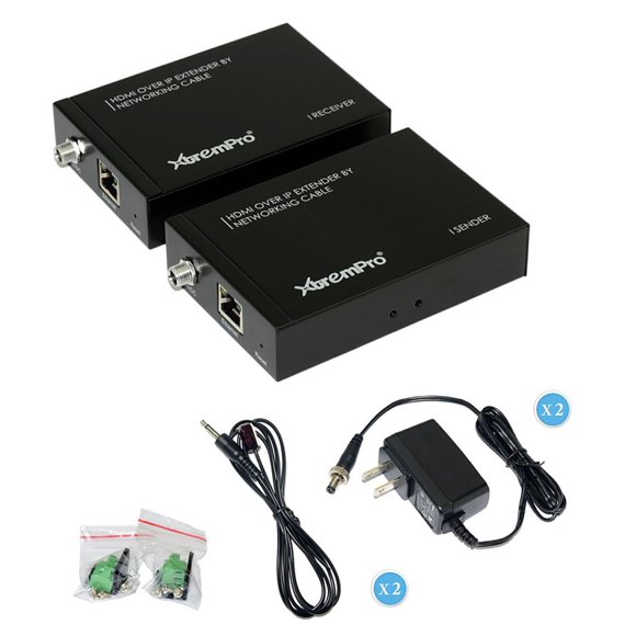 Extensor, receptor y transmisor HDMI XtremPro 61023 negro