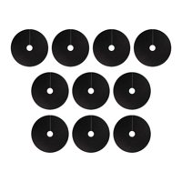 Magideal - 10 Anillos De Mantillo Para Árboles Frutales, Protectores De Jardinería Para Evitar Que Los Animales Excaven Y Destruyan. Esterillas De Protección De Negro