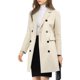 thumbnail image 5 of INSPIRE CHIC Abrigo de Invierno para Mujer con Solapa Entallada y Doble Botonadura Talla XL Beige, 5 of 7