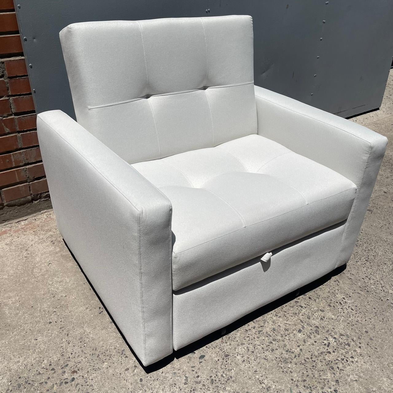 Camila Home - Sofá Cama Individual 2 Plazas Lino Crudo Con Cojines