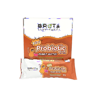 Brota Superfoods - Caja 5 Barritas Con Probióticos Probiotic Kids Bar Sabor Peanut Butter