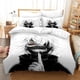 thumbnail image 1 of Tokyo Ghoul Anime Horror Quilt Duvet Cover Set Comforter Cover3-Piece Bedding Set, 1 of 5
