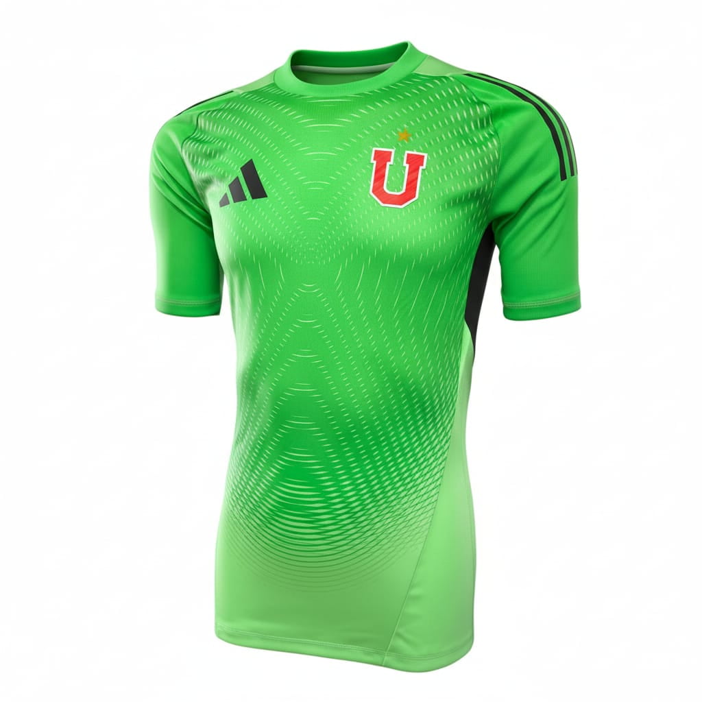 Camiseta Universidad De Chile 2026 Arquero Verde Adidas