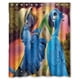 thumbnail image 1 of Cortina de ducha Blu and Jewel Rio, juego de cortina de baño con ganchos, tamaño 60 x 72 pulgadas, 1 of 3
