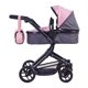 thumbnail image 2 of Coche Muñeca Formato Real Elegant Grey Pink, 2 of 4
