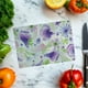 thumbnail image 2 of Tabla de cocina 20x28 cms Flores T89-S, 2 of 2