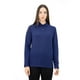 thumbnail image 1 of Polera Pique Quebec Manga Larga Azul Mujer, 1 of 6