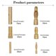 thumbnail image 4 of Conector Banana Bullet, 100 unidades, para motor ESC de batería RC, 4 of 6