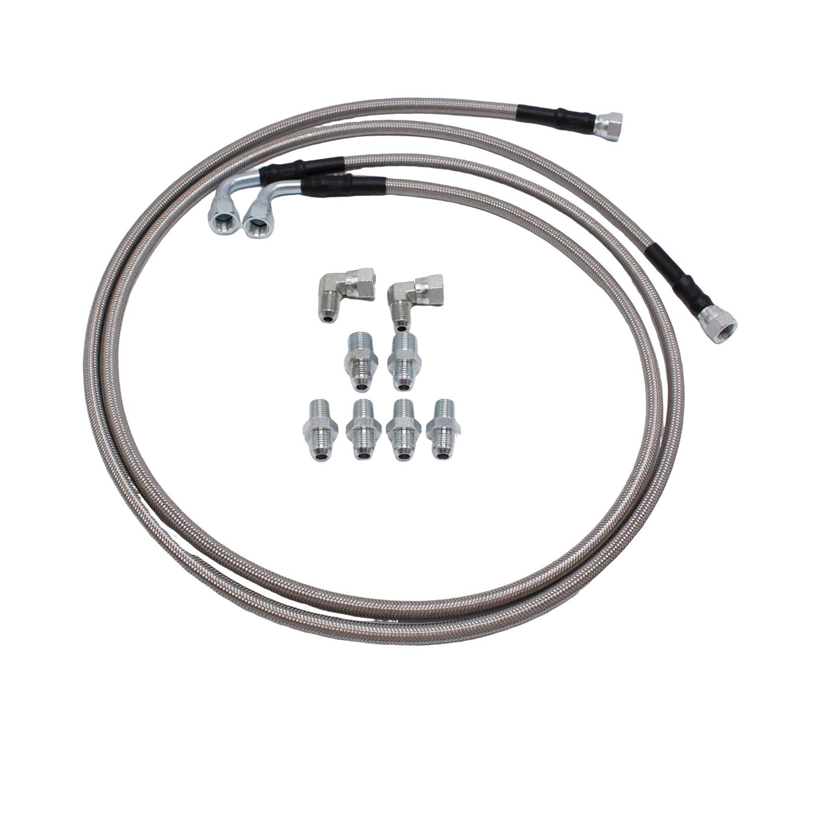 Ioensy - Línea De Transmisión Trenzada De Acero Inoxidable De Repuesto Para Th350 Th400 700R4