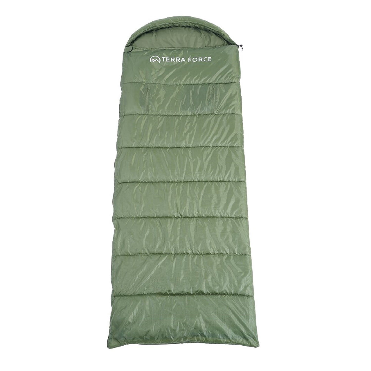 Terra Force - Saco De Dormir Clima Frío Verde