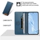 thumbnail image 4 of Funda Tipo Cartera de Cuero Sintético para XIAOMI 14T Bloqueo RFID, con Ranuras para Tarjetas y Bolsillo para Efectivo, Cierre Magnético Fuerte Azul, 4 of 6