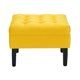thumbnail image 3 of Set Poufs Wood 2 Cuerpos Felpa Amarillo, 3 of 6