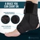 thumbnail image 4 of Tobillera Z ATHLETICS Zenith con cordones ajustable negra M, 4 of 6