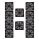 thumbnail image 5 of 10 Unids PC PC A Prueba de Polvo Enfriador Cubierta de la Caja Del Ventilador Filtro de Polvo de Malla 6 cm, 5 of 5