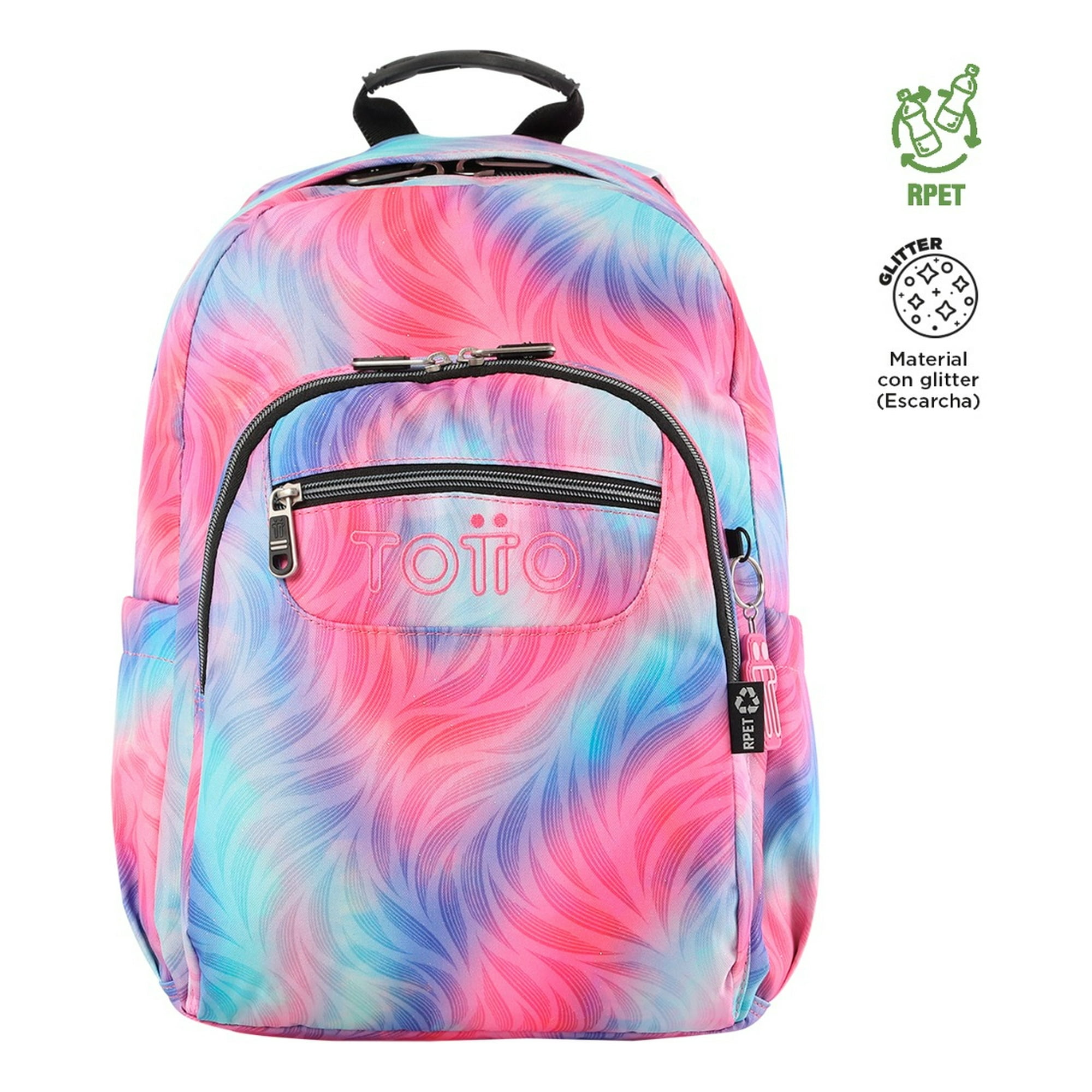 Mochila Urbana Notebook Escolar Totto Classic Acuarela | Lider