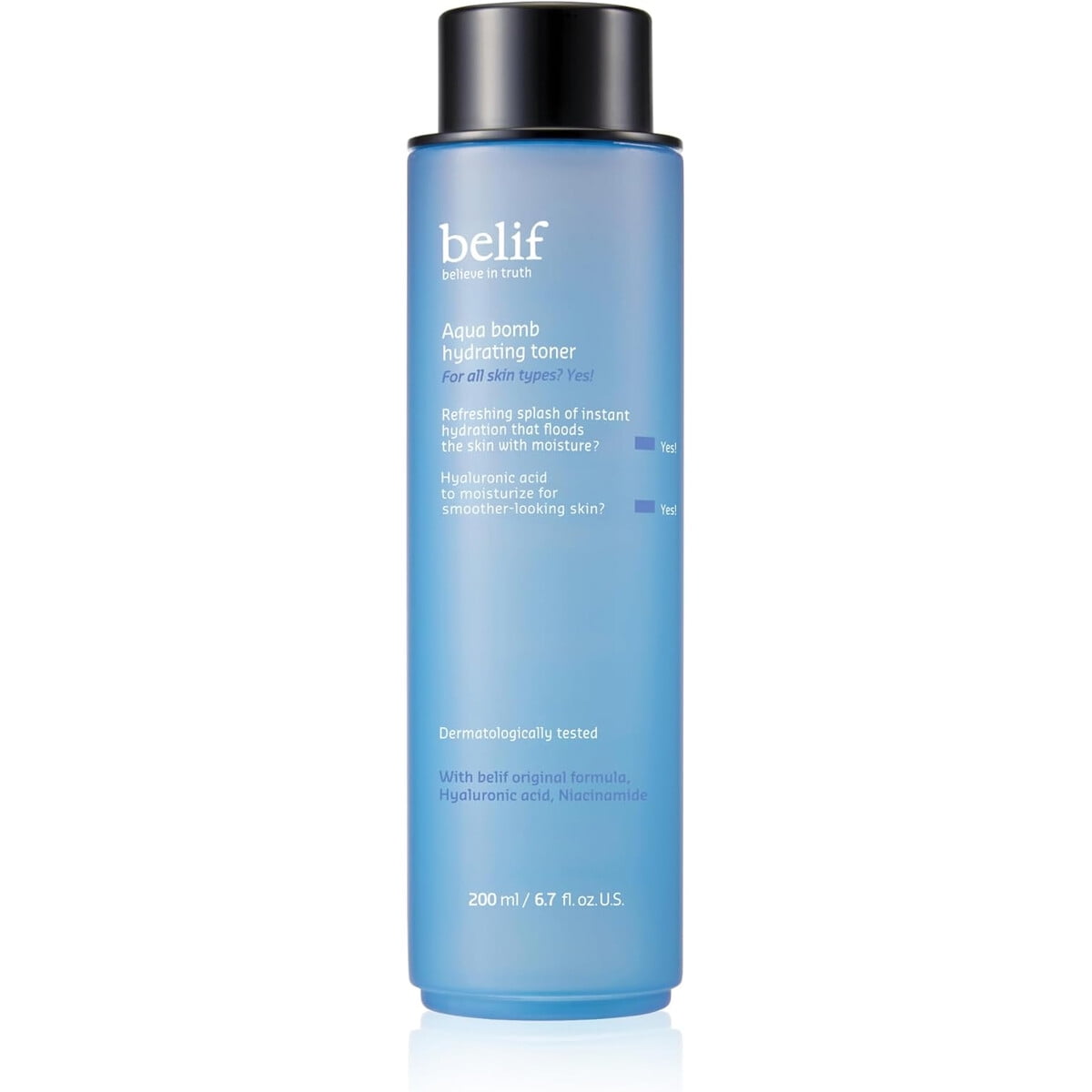 Tónico Facial Belif Aqua Bomb 200ml Niacinamida Hidratante