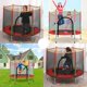 thumbnail image 4 of Cama Elastica Trampolin Resistente Para Niños 140CM Con Red Seguridad Interior Rxterior Hasta 160Kg, 4 of 7