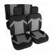 thumbnail image 2 of Funda Asiento Tela Negro/Gris, 2 of 2