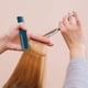 thumbnail image 3 of Tijeras de corte de pelo de acero inoxidable, tijeras de peluquería, tijeras profesionales de peluquería, incluye un peine, uso doméstico para hombres, mujeres, adultos, niños y bebés., 3 of 8