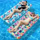 thumbnail image 1 of Pack de 2 flotadores para piscina IRUIRUI para adultos con reposacabezas y rejillas de ventilación, 1 of 8