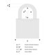 thumbnail image 2 of Candado ABUS 80TI/50 KD de aleación de titanio/aluminio, llave distinta, 2 of 4