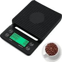 Genérico - Balanza Electrónica Cocina 3Kg Temporizador Color Negro