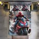 thumbnail image 1 of Spider-Man Riding A Motorcycle Comforter Set for Kids Boys Teen Men Tween 3D Lightweight Microfiber Bedding Sets, 1 of 4
