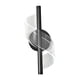 thumbnail image 2 of Aplique de pared, accesorio de iluminación LED de lujo, 12W, acrílico, espiral, LED, apliques de aluminio, lámpara de pared para interior, balcón, pas Negro, 2 of 5