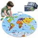 thumbnail image 1 of Puzzle DIGOBAY Mapa Mundial de 70 Piezas, 22.8 x 22.8 in, 1 of 3