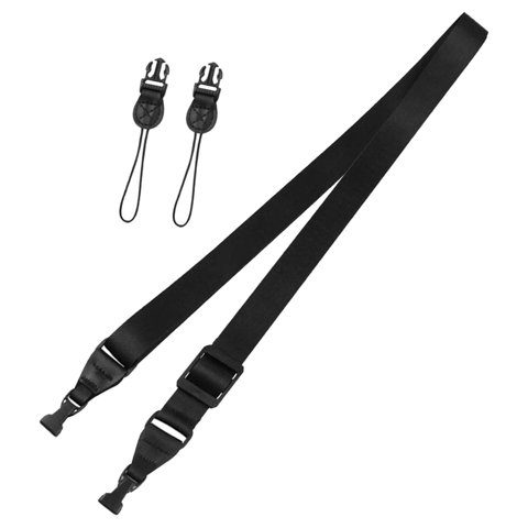 Magideal - Correa Ajustable Para El Hombro Cinturón Negro 36-57 Pulgadas Para Fundas Para Tabletas Portátiles Transpirable Se Conecta Fácilmente Y Desconecta