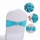 thumbnail image 1 of Xiao Hua Funda para Respaldo de Silla Azul Lago, Juego de 10 Piezas, 13.78 x 5.12 Pulgadas, Diseño de Moño Preatado con Hebilla de Plástico Duradera, Agregando Decoración a Banquetes de Boda y, 1 of 5