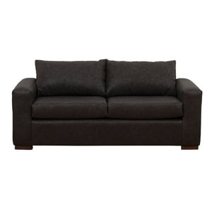 Muebles América - Sofá Neo 3 Cuerpos Cuero Auris Negro