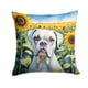 thumbnail image 1 of Cojín Sunflowers Boxer 14 X 14 Cm, 1 of 6
