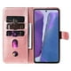 thumbnail image 5 of Funda con Cremallera para Samsung Galaxy Note 20 5G, Carcasa Cartera de Cuero PU con Soporte y Tarjetero, 5 of 6