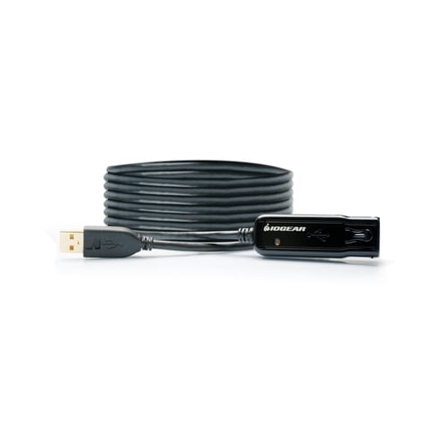 Cable De Extensión Usb 2.0 Iogear Gue2118 12 M Negro