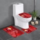 thumbnail image 1 of Juego de Alfombras de Baño Desmarcar Clifford El Gran Perro Rojo 3 Piezas, 1 of 6