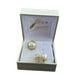 thumbnail image 2 of Aros Media Perlas de Mallorca N° 10 Enchapado en Oro, 2 of 2