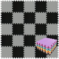 Tapetes De Espuma Qqpp, Goma Eva, 18 Baldosas, Rompecabezas Entrelazados