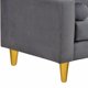 thumbnail image 4 of Sofa Retro 3 Cuerpos Felpa 01 Gris, 4 of 5