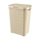 thumbnail image 1 of Cesto Canasto Para Ropa Ratan 60 Litros Con Tapa Color Beige, 1 of 2